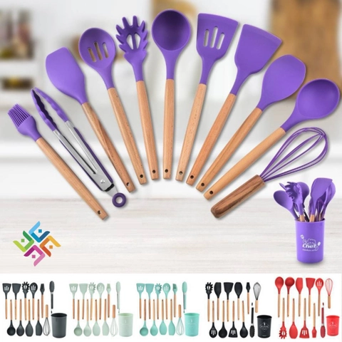 Alat Serbaguna - Utensil Spatula Masak Set Tahan Panas