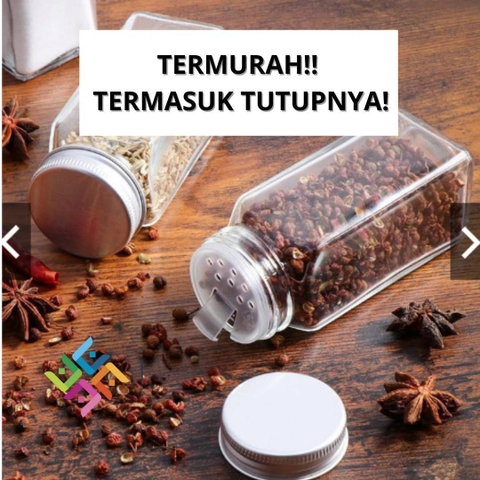 Alat Serbaguna - TEMPAT BUMBU DAPUR BOTOL KACA