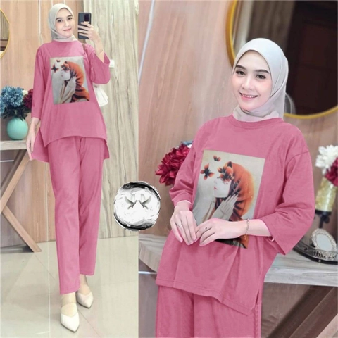 Astro - Setelan Celana Wanita NABFH Realpict