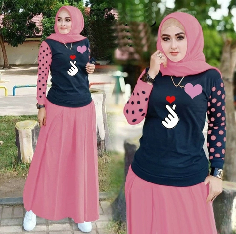 Astro - Setelan Rok wanita SAYCT Realpict
