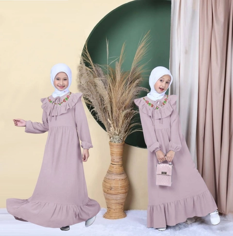 Astro - Maxi Dress Anak MAZLM 8-10 Thn Realpict