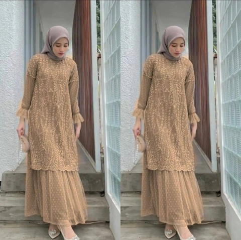 Astro - Maxi Dress Wanita DOTOZ Realpict