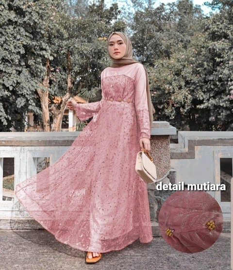Astro - Maxi Dress Wanita RACOZ Realpict