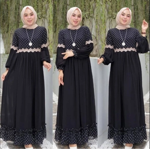 Astro - Maxi Dress Wanita LATIOZ Realpict