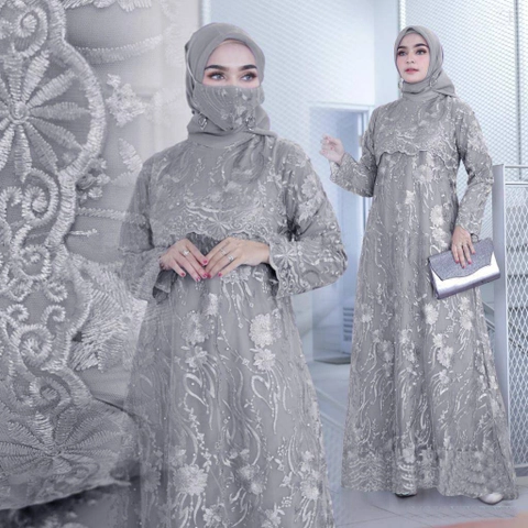 Astro - Maxi Dress Wanita SONCL Realpict