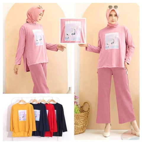 Astro - Setelan Celana Wanita MEYZY Realpict