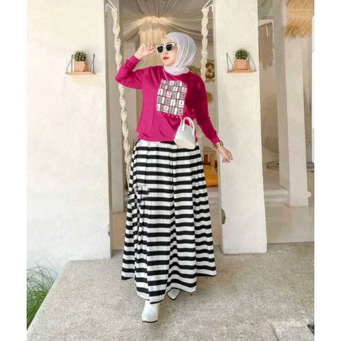 Astro - Setelan Rok Wanita WANOZ Realpict