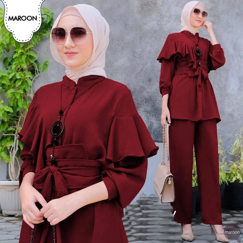 Astro - Setelan Celana Wanita ADIJC Realpict