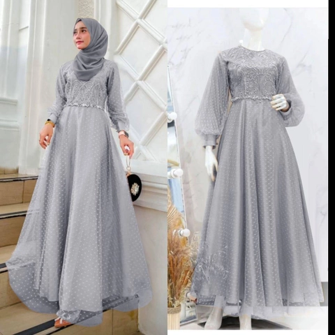 Astro - Maxi Dress Wanita VALEOZ Realpict