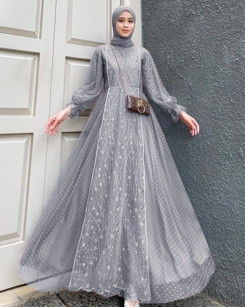 astro - maxi dress wanita VENOZ realpict