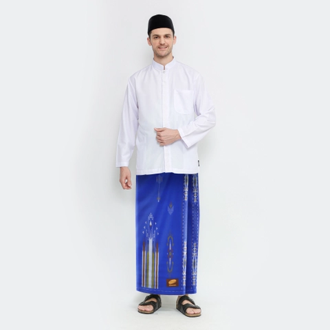 Sarung ATLAS Idaman 555 Harmoni Motif BHS SDI 02 Warna Biru 01