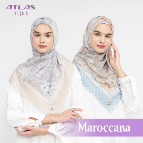 Atlas Hijab Super Premium Maroccana Kerudung Segi Empat