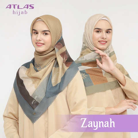 Atlas Hijab Super Premium Zaynah Kerudung Segi Empat