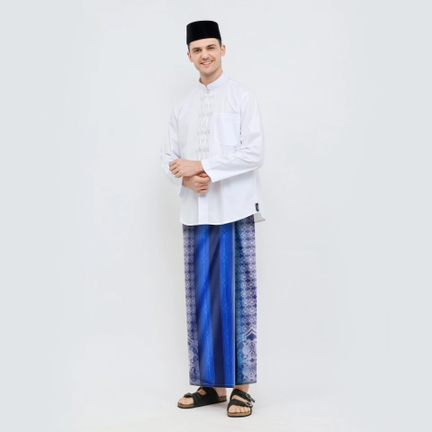 Sarung ATLAS Idaman 590 Jacquard Biru