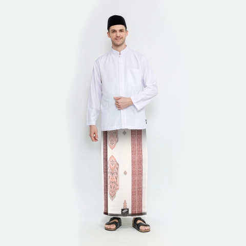 Sarung ATLAS Silver Super Premium 980 Motif A9 JGL Putih Merah