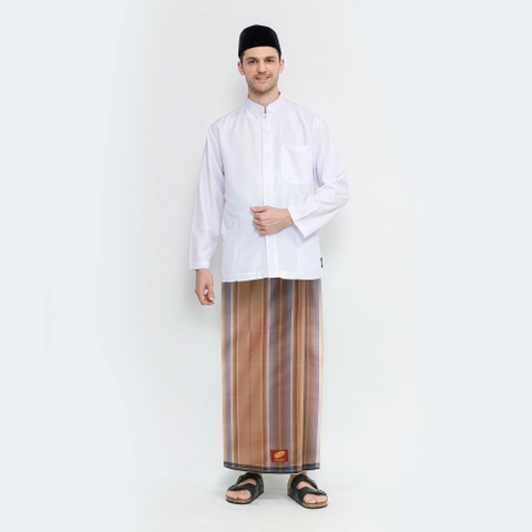 Sarung ATLAS Premium 720 Original Eslilin Warna Cream