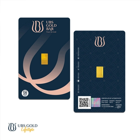 Butik Logam Mulia - Emas Logam Mulia UBS - 0,5 gr