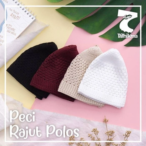 Bilhikma - Peci Rajut Polos