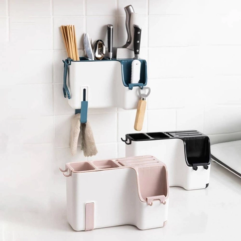 Blooming Deal - Rak Dapur Organizer Peralatan Masak (W-PISAU)
