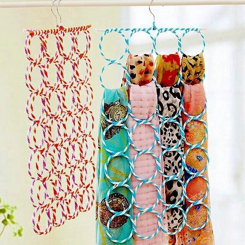 Blooming Deal - Hanger Unik Lingkaran Untuk Jilbab - Syal - Belt Serbaguna 28 Ring (HANGER)