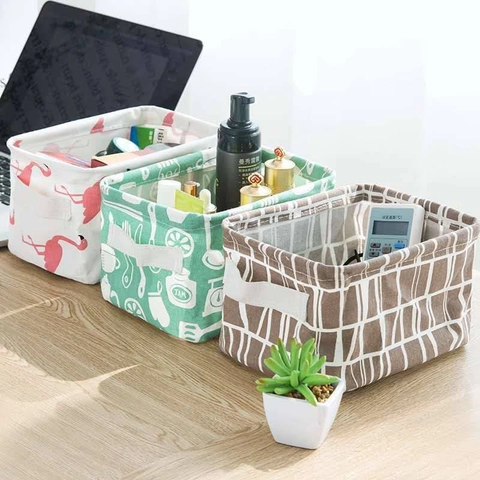 Blooming Deal - Desktop Storage Box Tempat Wadah Penyimpanan Serbaguna Multifungsi Organizer (KRJ)