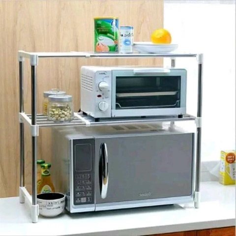Blooming Deal - Rak Microwave Portable Serbaguna 2 Susun / Microwave Storage Rack