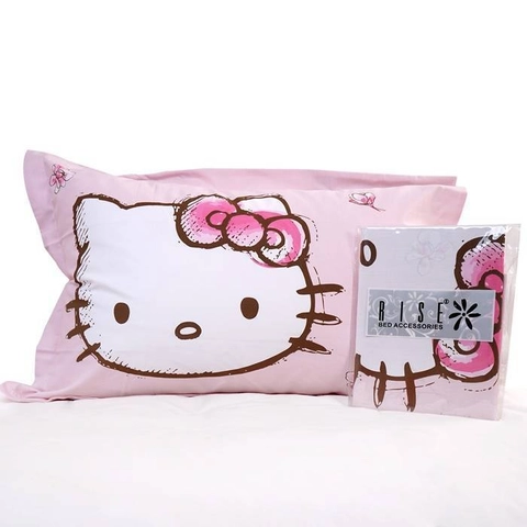 BlueCloud Rise Sarung Bantal Hello Kitty Bahan Katun