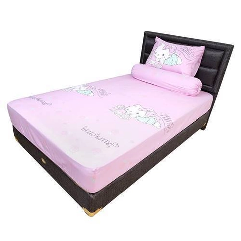 BlueCloud Rise Sprei Hello Kitty Bahan Micro Fiber 360TC Motif Girly Room 120