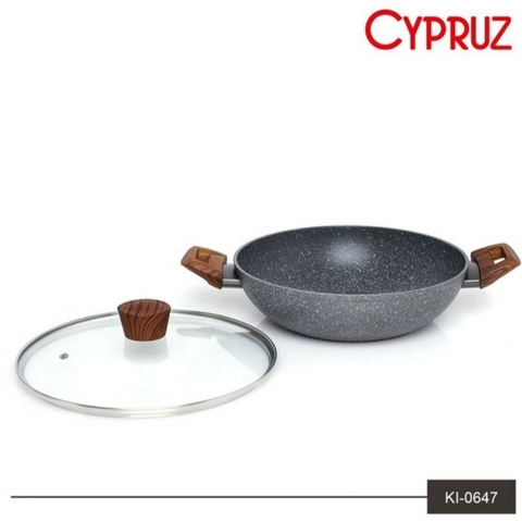 Cypruz - Wok Pan + Lid KI 0647