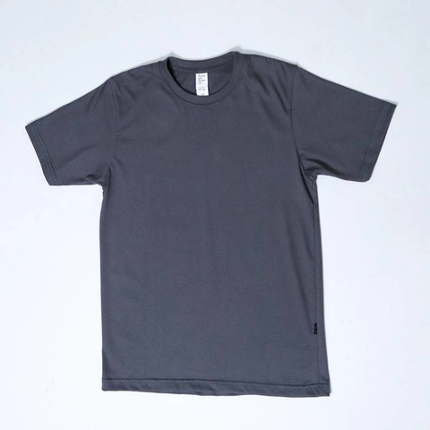 Brandtastic - T - Shirt Polos Premium Tangan Pendek Dark Grey