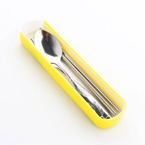 Bunda Kaya Jabar - Set Alat Makan Stainless Steel