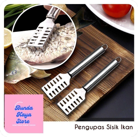 Bunda Kaya Jabar - Alat Pembersih Pengupas Sisik Ikan Packaging Tidak Original
