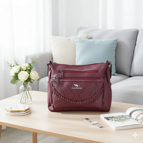 CBL - BELLA Slingbag - Tas Selempang Slingbag Wanita BELLA Tas Selempang Anyaman Kepang
