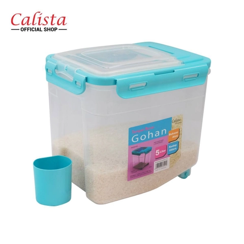 CALISTA - Calista Gohan Tempat Beras 5 Liter Box Beras 5kg