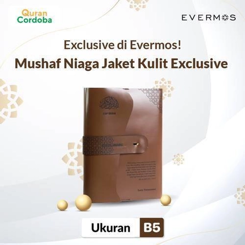 [PO] Cordoba - Al Quran Mushaf Niaga B5 + Jaket Kulit Asli Custom