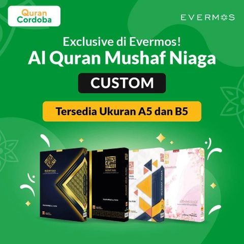 [PO] Cordoba - Al Quran Mushaf Niaga B5 Custom Nama