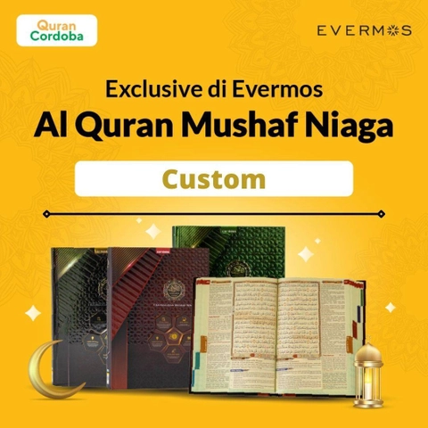 [PO] Cordoba - Al Quran Mushaf Niaga A5 Nama Foil