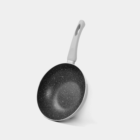 Cypruz Official - Cypruz Press FRY Wok Featherlight Series 22cm (Grey) 24X1 FP-1032