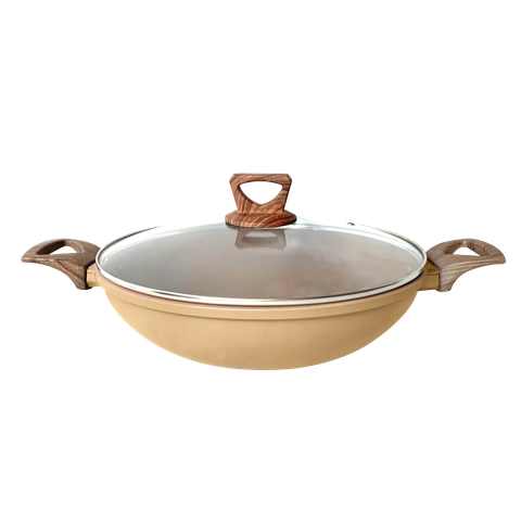Cypruz Official - Cypruz Press Roll WOK + LID Hercules Series 30cm (NUDE) 6x1 PI-1001