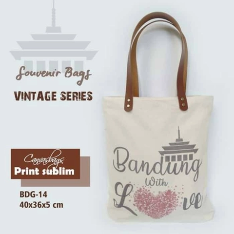 Dewani Totebag Vintage Seri Souvenir Bandung 14