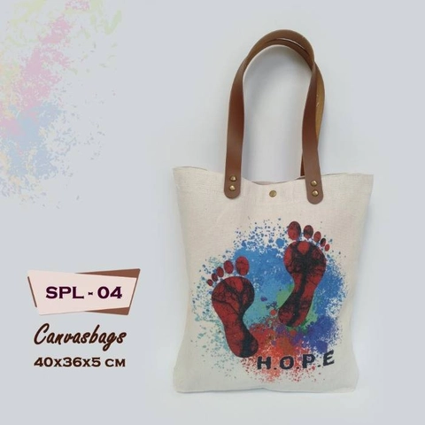 Dewani Totebag Canvas Vintage SPL-04 Seri SPLASH
