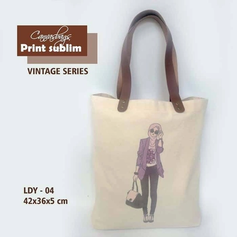 Dewani Totebag Vintage Seri LDY 04- Hijab