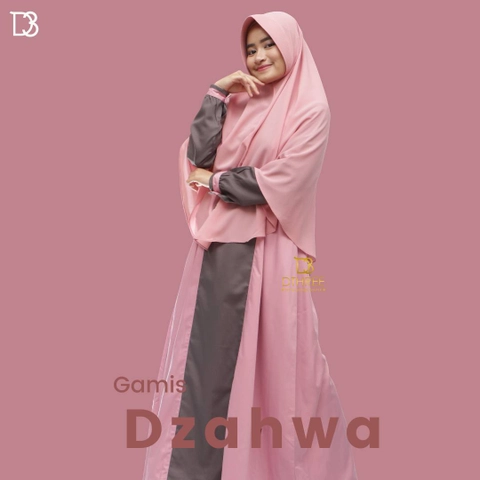 Dthree - Gamis Dzahwa Wanita Busui Katun Toyobo