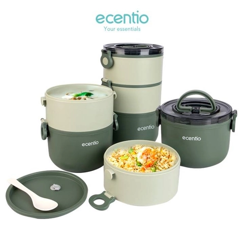 Ecentio Surabaya - 3-layer Portable Lunch Box 3LBE-9201