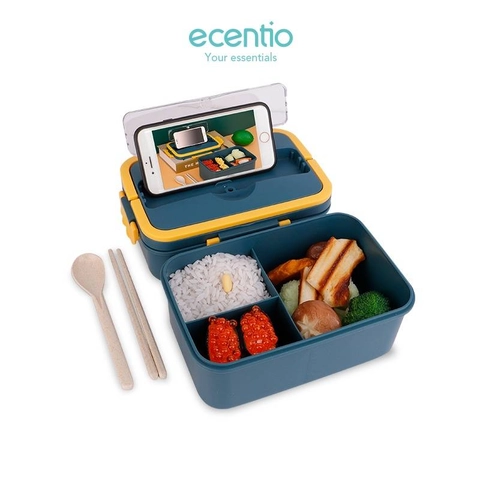 Ecentio Surabaya - Three Compartment Portable Lunch Box PLBE-3301