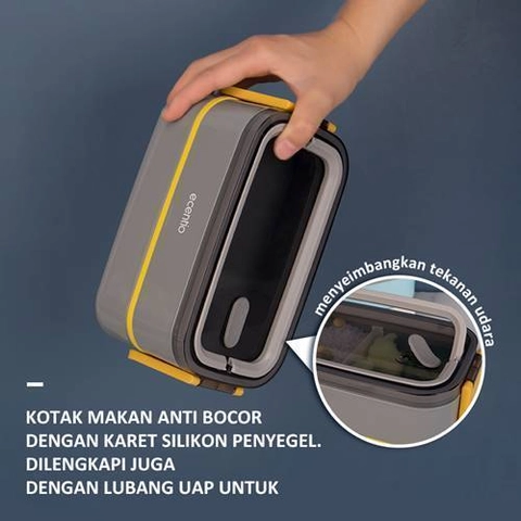 EVM Stockist - Ecentio Double Decker Portable Lunch Box DLBE-0401