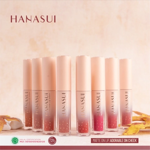 ELYSIA - HANASUI MATTEDORABLE LIP CREAM - BIBIR & BLUSH ON - LIP & CHEEK