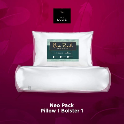 Evermos New Biz Partnership - Donasi Hadiah Lebaran Rumah Tangga THE LUXE Neo Pack Pillow Bolster