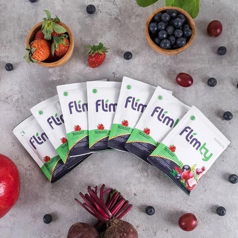EVM Stockist - Flimty Malang - Fiber BPOM 7 Sachet