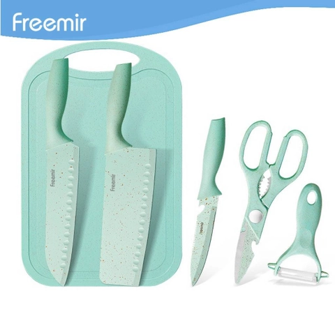 Freemir 6-Piece Knife Set - Green